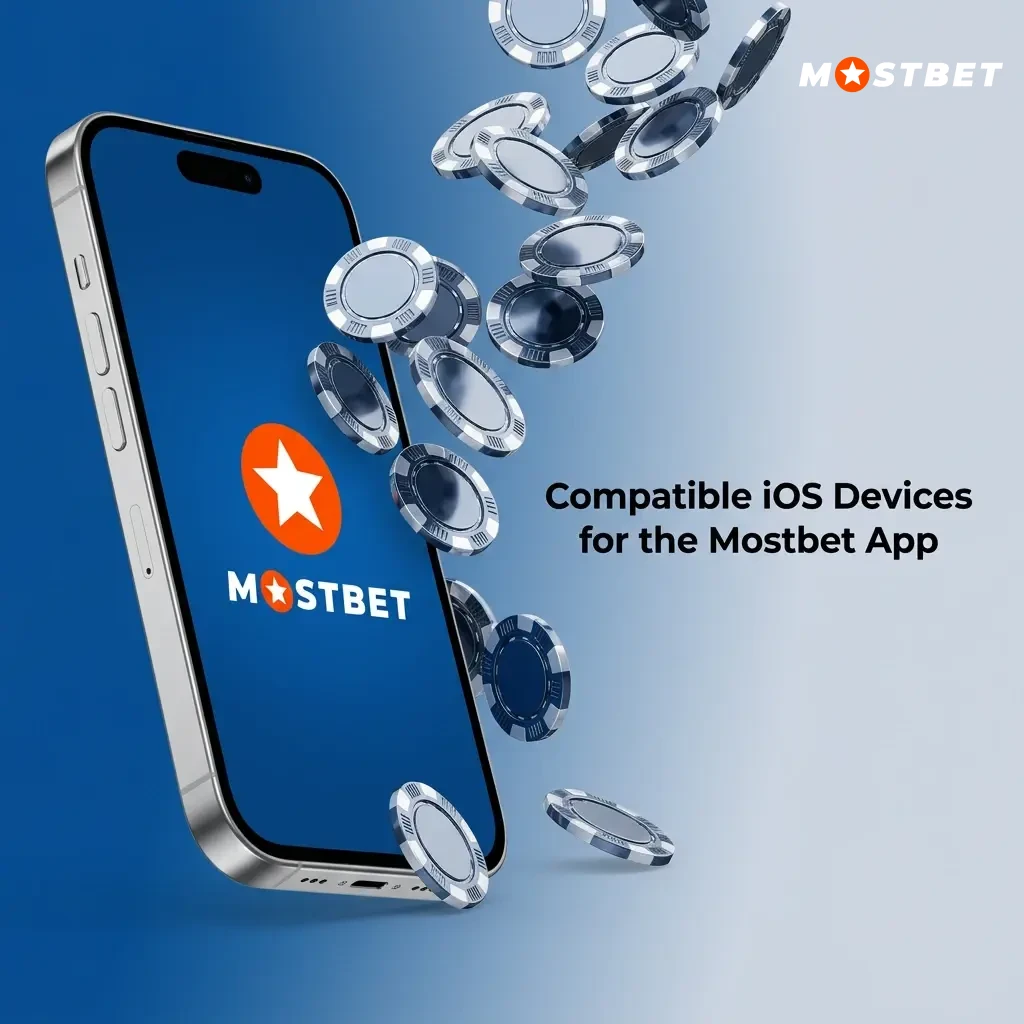 Mostbet app compatible iOS devices including iPhone X to 15 series and iPad Air, Pro, and Mini models