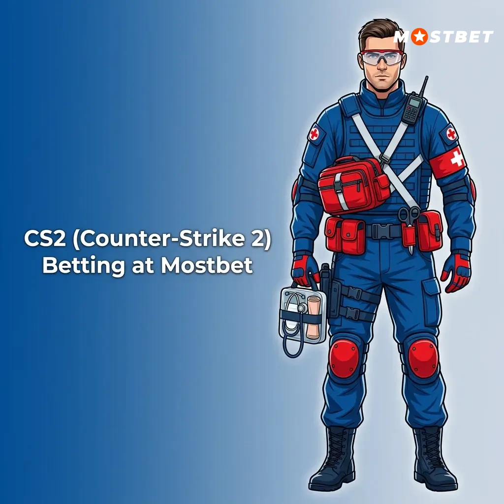 CS2 Counter-Strike 2 betting at Mostbet with markets for match winner, map winner, and top tournaments like ESL Pro League