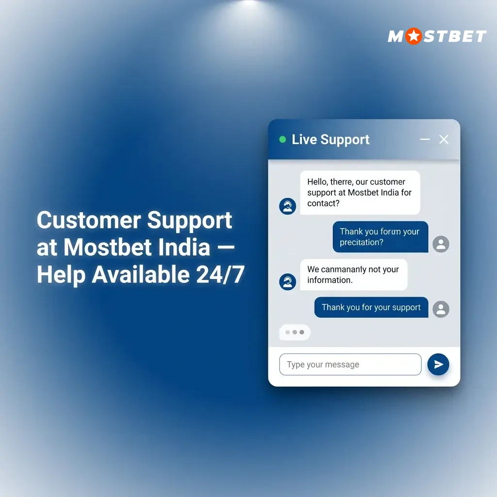 Mostbet India customer support team available 24/7 via live chat, email, and Telegram for Indian players