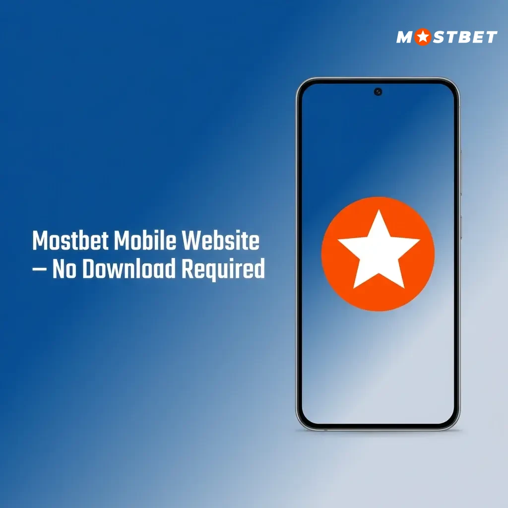 Mostbet mobile website on smartphone browser showing sports betting and casino games without app download