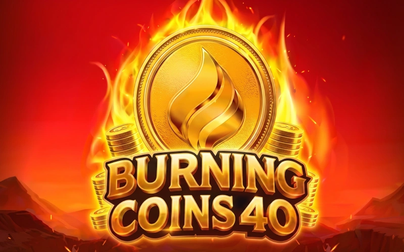 Spin the Burning Coins 40 slot at official Mostbet India.